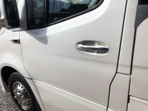 Króm díszléc készlet, ajtókilincsek, kompatibilisek a MERCEDES SPRINTER W907 2018-> modellel - Img 2