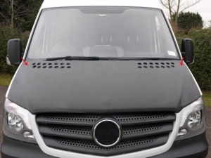 Motorháztető borítás, kompatibilis a MERCEDES SPRINTER 2014-2018 modellekkel, fekete színben - Img 5