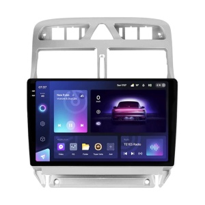 Navigatie Auto Teyes CC3 2K Peugeot 307 2001-2008 6+128GB 9.5" QLED Octa-core 2Ghz, Android 4G Bluetooth 5.1 DSP