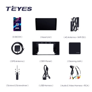 Navigatie Auto Teyes CC3L Toyota Land Cruiser 12 J300 2021-2023 4+32GB 9" IPS Octa-core 1.6Ghz, Android 4G Bluetooth 5.1 DSP - Img 5