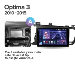 Navigatie Auto Teyes CC4L DTS Kia Optima 3 2010-2015 6+64GB 9" QLED Qualcomm 2Ghz, Android 4G Bluetooth 5.1 DSP - Varianta B - Img 3