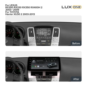 Navigatie Auto Teyes Lux One Toyota Harrier 2003-2013 4+32GB 12.3" IPS Octa-core 2Ghz, Android 4G Bluetooth 5.1 DSP - Img 3