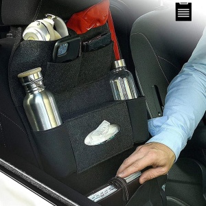 Organizator auto universal pentru scaun auto, 54.5x40 cm, negru - Img 3