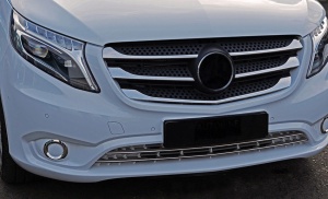 Ornamente inox grila Mercedes Vito W447 2014-2020 - Img 6