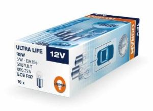 OSRAM 12V R5W ULTRA LIFE IZZÓ KÉSZLET 10 DB-OS