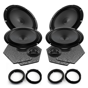 Pachet difuzoare auto Audison Prima dedicat Volkswagen Tiguan 2016-, RMS 100W, 200mm