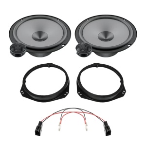 Pachet difuzoare auto Hertz Uno dedicat usi fata Alfa Romeo Mito, RMS 75 W