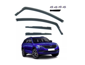 Paravanturi auto compatibile cu Skoda Kodiaq 2017-2023, fata-spate - Img 3