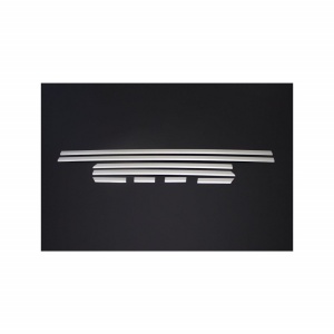 Rozsdamentes acél díszlécek VW Passat B8 2015-2019, 2019-> szedánhoz kompatibilis díszlécekhez - Img 2