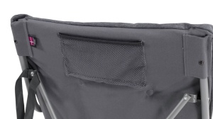 Scaun pliabil pentru camping, plaja, pescuit sau gradina, Outwell Furniture Alder Lake, culoare gri, 120 kg - Img 4