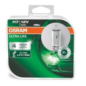 SET 2 BECURI 12V H7 55 W ULTRA LIFE OSRAM - Img 2