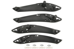 Set 4 Manere plastic interior Negru compatibil BMW seria 3 F30 F31 2012- 2018