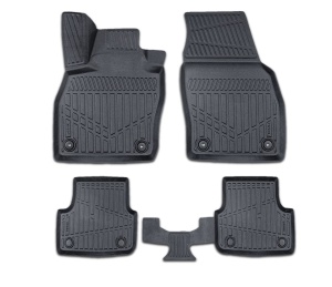 Set covorase auto cauciuc Skoda Fabia 4 IV 2021->, forma tavita 3D