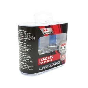 Set de 2 becuri Halogen H4, 100W +130% Intensitate - LONG LIFE - Img 3