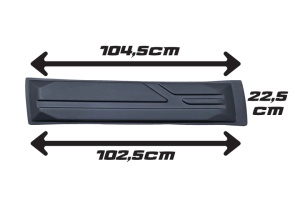 Set Protectii laterale pentru usi compatibile Mitsubishi L200 2007-2014, plastic ABS - Img 7