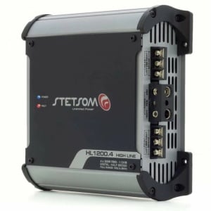 STETSOM HL 1200.4 autós erősítő - 2, 4 csatornás, 1280W - Img 4