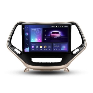 Teyes CC3 autós navigáció 2K 360° Jeep Cherokee 5 2015-2018 6+128GB 10.36" QLED Octa-core 2Ghz, Android 4G Bluetooth 5.1 DSP