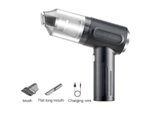 Aspirator portabil fara fir pentru casa si masina, 200 W