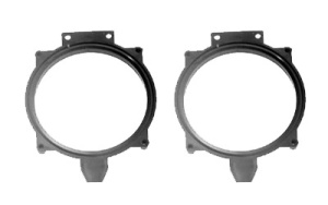 Autó hangszóró adapter gyűrűk Cikkszám: 20.437 Renault 19 1988-1996 Műszerfal 100mm