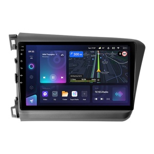 Autós navigáció Teyes CC3L Honda Civic 9 2011-2017 4+32GB 9" IPS Octa-core 1.6Ghz Android 4G Bluetooth 5.1 DSP