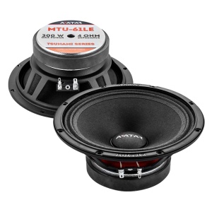 Avatar Tsunami MTU-61LE autós hangszóró komponens szett, 165mm, 150W RMS, 4Ω, 2 db-os hangszóró szett - Img 1