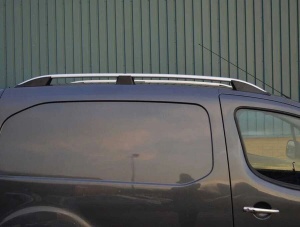 Bare longitudinale Premium compatibil cu OPEL Combo E 2018->, caroserie scurta, culoare argintiu, aluminiu - Img 4