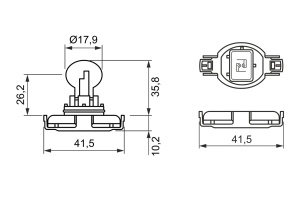 BEC 12V PS19W 19W PURE LIGHT BOSCH - Img 6
