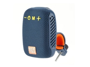 Boxa Bluetooth portabila cu radio, slot pentru card de memorie, USB AUX si suport pentru bicicleta, motocicleta, albastra - Img 1