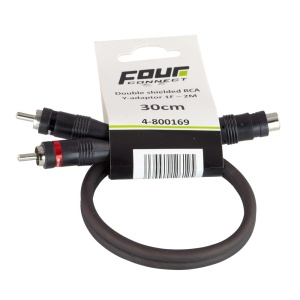 Cablu RCA tip Y FOUR Connect 4-800169 , 30 CM - Img 1