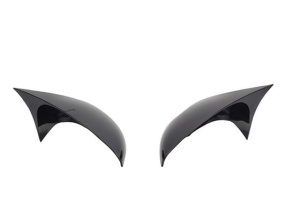 Capace oglinda compatibile cu Ford Fiesta 6 VI 2008-2017 Negru lucios Batman Style - Img 2