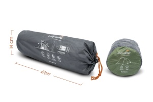 Cort camping pentru 2 persoane, Lxlxh 270x145x100 mm, Easy Camp Reindal 2 - Img 5