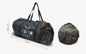 Cort camping tip tunel Easy Camp Senja 4 Air, 460x260x195 cm, pentru 4 persoane - Img 10