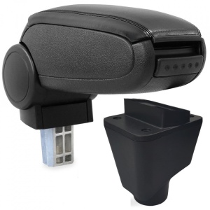 Cotiera auto compatibila Dacia Logan I 2004-2013 Imitatie de piele Negru
