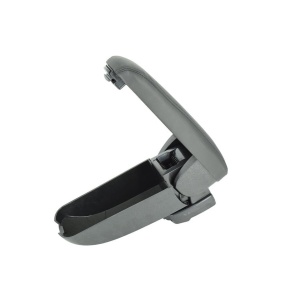 Cotiera auto universala neagra si cusatura neagra piele ecologica - Img 4