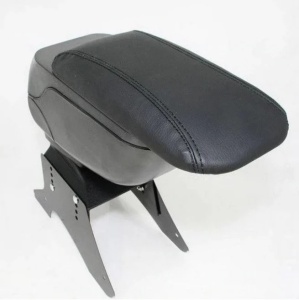 Cotiera auto universala neagra si cusatura neagra - Img 4