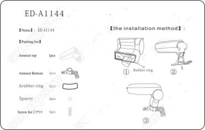 Cotiera auto VW PASSAT B5 1996-2001, negru, imitatie de piele - Img 4