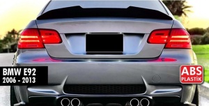 Csomagtartó spoiler, kompatibilis a BMW E92/E93 3-as szériás Coupé Cabrio 2007-2012 modellekkel, PSM Design, fényes fekete - Img 4