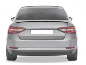 Csomagtartó spoiler, kompatibilis a Skoda Octavia 3 2012-2019 modellel, fényes fekete színben - Img 3