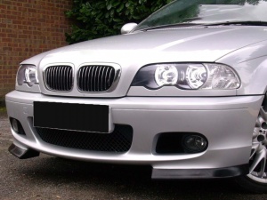 darabos első lökhárító toldatok készlet, kompatibilis a BMW 3-as sorozat E46 1998-2005 M-Technical Design modellekkel