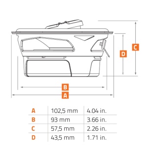 Difuzoare Auto Hertz Cento CX 100, set coaxial 2 căi, 100 mm, 40W RMS, 4Ω, 2 difuzoare - Img 5