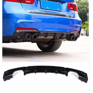 Difuzor Bara Evacuare Dubla Spate compatibil cu BMW Seria 3 F30 F31 2011-2019 M Sport Design - Img 2
