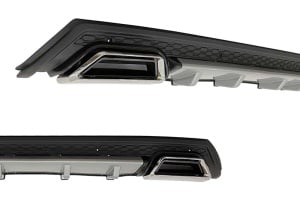 Difuzor bara spate universal , ELITE PLUS B Design, negru mat cu gri - Img 3