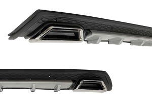 Difuzor bara spate universal , ELITE PLUS B Design, negru mat cu gri - Img 3
