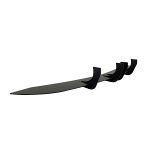 Extensie Difuzor Bara Spate compatibil cu VW Golf 5 2003-2009 Hatchback, R Design, culoare negru mat - Img 2