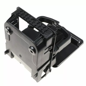 Fekete pohártartó a hátsó kartámaszba, kompatibilis a VW Golf V 2004-2009, Golf VI 2008-2012, Jetta 2005-2010 modellekkel. - Img 5