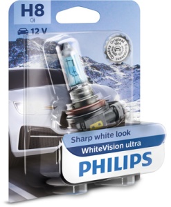 FÉNYSZÓRÓ IZZÓ H8 PGJ19-1 35W 12V FEHÉR VISION ULTRA PHILIPS