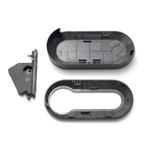 Fiat - Carcasa cheie tip briceag, 3 butoane, negru - Img 3