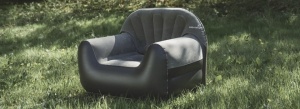 Fotoliu gonflabil Easy Camp Maple Arm Chair 94x70x78 cm, 100 kg maxim, maro cafeniu - Img 4