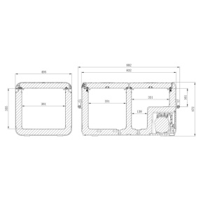 Frigider auto cu compresor Dometic CFX3 75DZ, 12/24/220V, 74 litri - Img 3