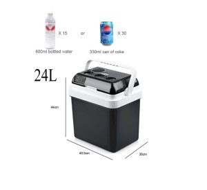 Geanta frigorifica electrica multifunctionala cu functie de incalzire pentru rulota auto, 24L, 12V/220V - Img 3